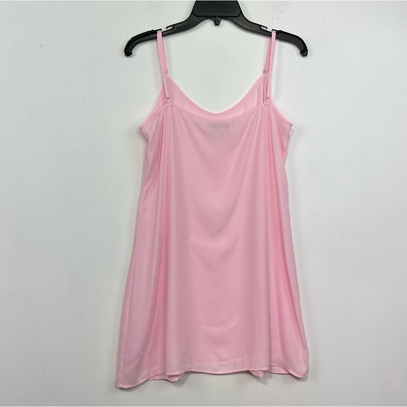 SALONI Women’s Adjustable Spaghetti Strap Slip Inner Dress In Green Size 10 - Picture 7 of 11